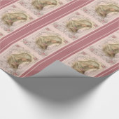 Gesegnete Jungfrau Mary Religiöse Vintag-katholisc Geschenkpapier (Ecke)