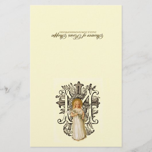 Gesegnete Jungfrau Mary Religious Katholic Floral (Vorderseite)