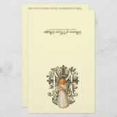 Gesegnete Jungfrau Mary Religious Katholic Floral (Vorne/Hinten)