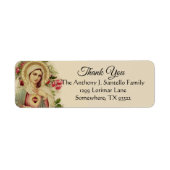 Gesegnete Jungfrau Mary ReligiousDanke (Vorne)