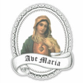Gesegnete Jungfrau Mary Sorrowful Mutter Religious Aufkleber (Vorderseite)