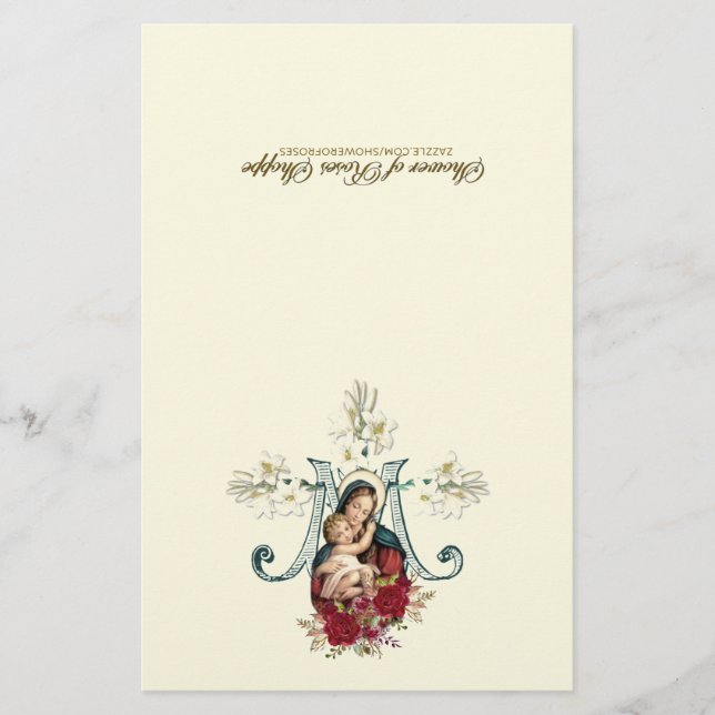 Gesegnete Jungfrau Mary spirituelles Kommunizengeb (Vorderseite)