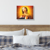 Gesegnete Jungfrau Mary - strahlend und brillant Leinwanddruck (Insitu (Schlafzimmer))