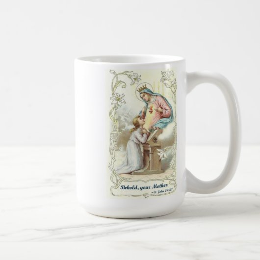 Gesegnete Jungfrau-Mary-Tasse Kaffeetasse (Rechts)