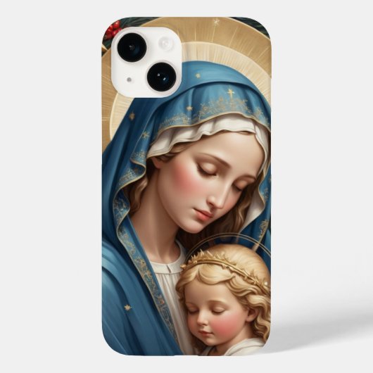 Gesegnete Jungfrau Mary Traditionell katholisch Case-Mate iPhone Hülle (Rückseite)