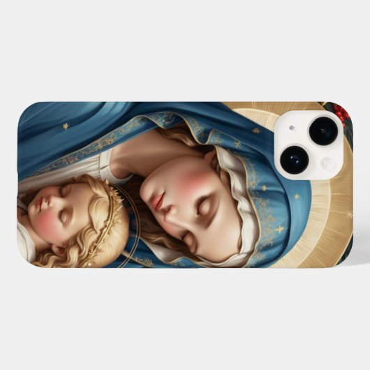 Gesegnete Jungfrau Mary Traditionell katholisch Case-Mate iPhone Hülle (Rückseite (Horizontal))