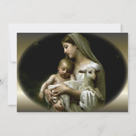 Gesegnete Jungfrau Mary tröstet Jesus (Vorderseite)