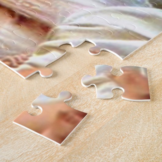 Gesegnete Jungfrau Mary und Säuglings-Kind Jesus Puzzle (Seite)