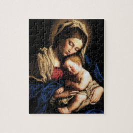 Gesegnete Jungfrau Mary und Säuglings-Kind Jesus Puzzle