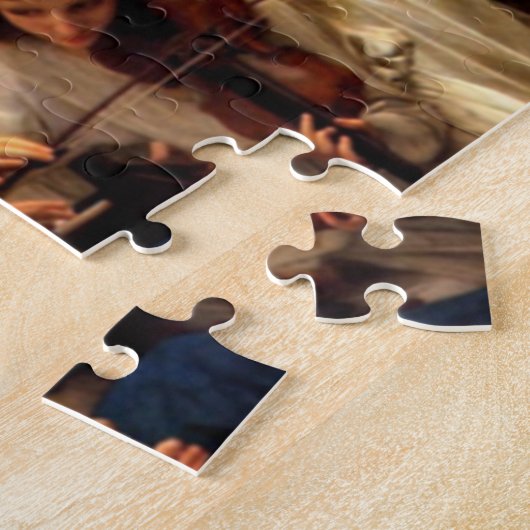 Gesegnete Jungfrau Mary und Säuglings-Kind Jesus Puzzle (Seite)