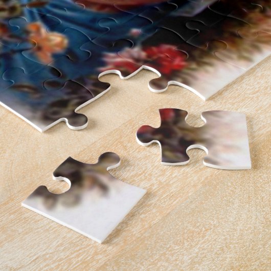 Gesegnete Jungfrau Mary und Säuglings-Kind Jesus Puzzle (Seite)