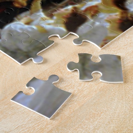 Gesegnete Jungfrau Mary und Säuglings-Kind Jesus Puzzle (Seite)