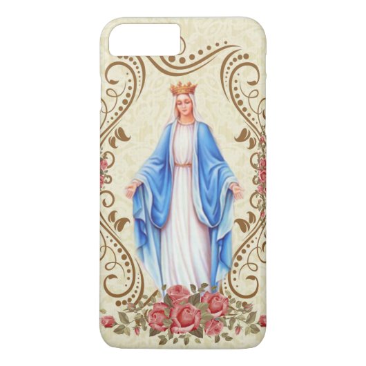 Gesegnete Jungfrau Mary unsere Dame des Case-Mate iPhone Hülle (Rückseite)