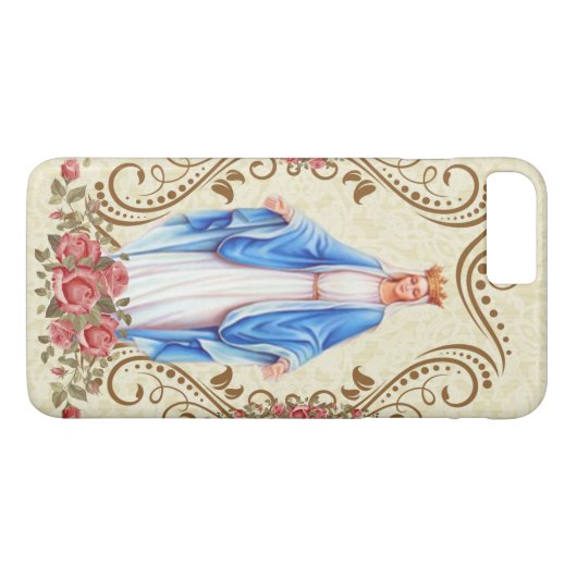 Gesegnete Jungfrau Mary unsere Dame des Case-Mate iPhone Hülle (Rückseite (Horizontal))