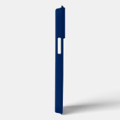 Gesegnete Jungfrau Mary, weiße Spitze, marineblau Case-Mate iPhone Hülle (Rückseite / Rechts)