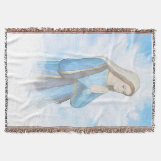 Gesegnete Jungfrau-Marythrow-Decke Decke (Vorderseite)