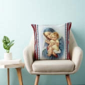 Gesegnete Jungfrau-Mutter Mary mit Christus-Kind Kissen (Stuhl )