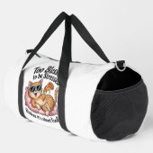 Gesegnete Katzen Pizza Keine Sorge Duffle Bag (Rechte Ecke)