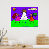 Gesegnete Kinder Poster (Küche)