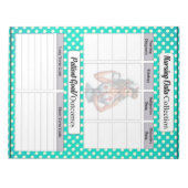 Gesegnete Krankenpflege_ Pflege von Daten Notizblock (Vorderseite)