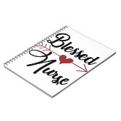 gesegnete Krankenschwester Notizblock (Linke Seite)