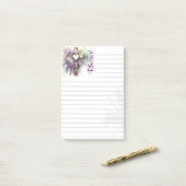 Gesegnete Kreuzlinien 3M Post-it® Notizen (Auf Schreibtisch)