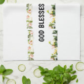 Gesegnete Küche Geschirrtuch (Gefaltet)