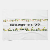 Gesegnete Küche Geschirrtuch (Horizontal)
