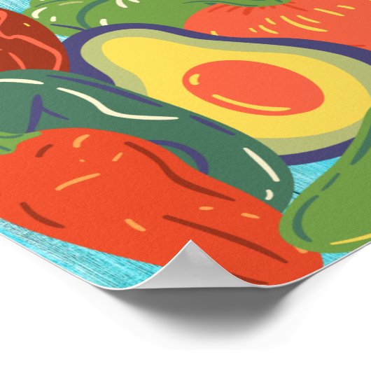 gesegnete Küche Poster (Ecke)