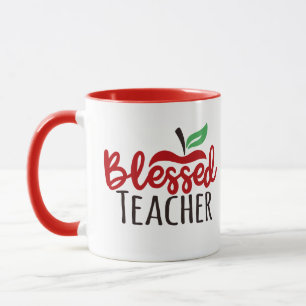 Gesegnete Lehrerwort-Arbeits-Tasse Tasse