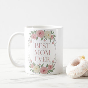 Gesegnete Mama Ever, Tasse Florale Schrift Mutte
