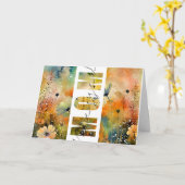 Gesegnete Mama Karte (Gelbe Blume)