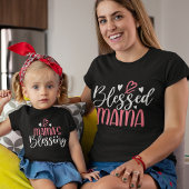 Gesegnete Mama Matching Parent & Kid Mama T-Shirt