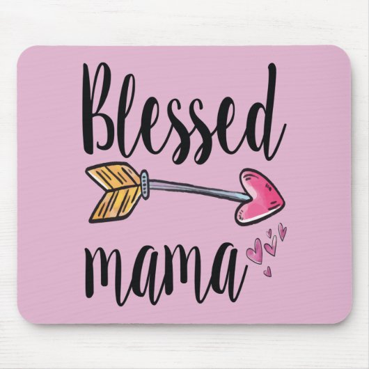 Gesegnete Mama Mousepad (Vorne)