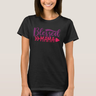 Gesegnete Mama Mutti Mutter Bekleidung T-Shirt
