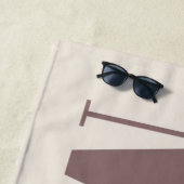 Gesegnete Mama Personalisiertes Foto Strandtuch (Beispiel)