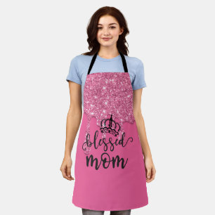 Gesegnete Mama Rosa Glitter-Schürze Schürze