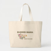 Gesegnete Mama-Tasche Jumbo Stoffbeutel (Vorne)