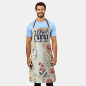 Gesegnete Mama über Printmedien Schürze (Getragen)
