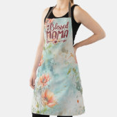 Gesegnete Mama über Printmedien Schürze (InSitu)