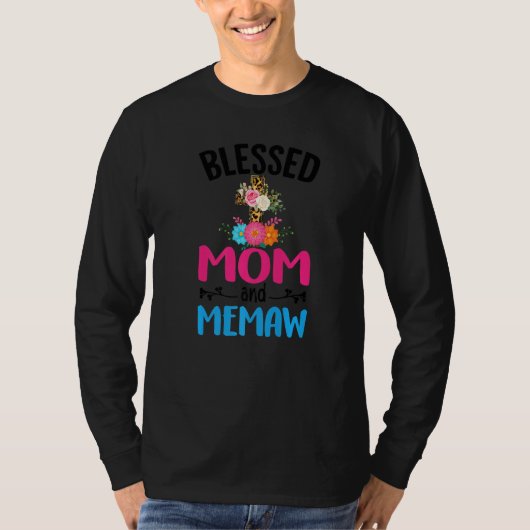 Gesegnete Mama und Gedächtnismütter-Tag T-Shirt (Vorderseite)