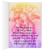 Gesegnete Mary-Gebetskarte (Innen (Rechts))