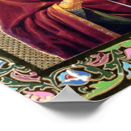 Gesegnete Mary Poster (Ecke)