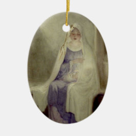 Gesegnete Mary-Verzierung Keramikornament
