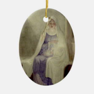 Gesegnete Mary-Verzierung Keramikornament