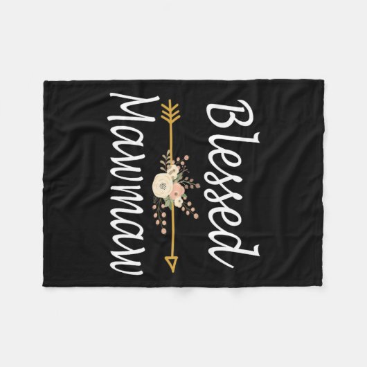 Gesegnete Mawmawmütter Tagesgeschenke Fleecedecke (Vorderseite (Horizontal))
