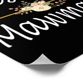 Gesegnete Mawmawmütter Tagesgeschenke Poster (Ecke)