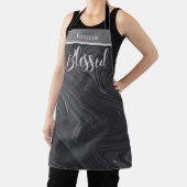 Gesegnete moderne Script-Imitate Marble Personalis Schürze (InSitu)