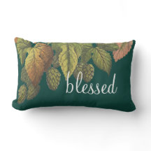 Gesegnete moderne Vintage Blume auf Smarald Green