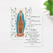 Gesegnete Mutter Ave Maria im Gedächtnisausweis (Schreibtisch)